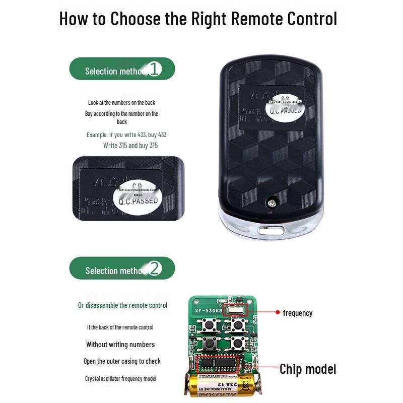 Universal 433MHz Cloning Remote Control