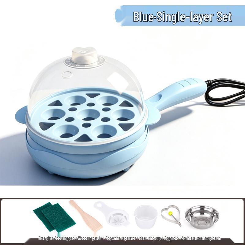 Canxiang Non-Stick Electric Frying Pan: Poached Eggs, Dumplings, Pot Stickers & Breakfast Cooker