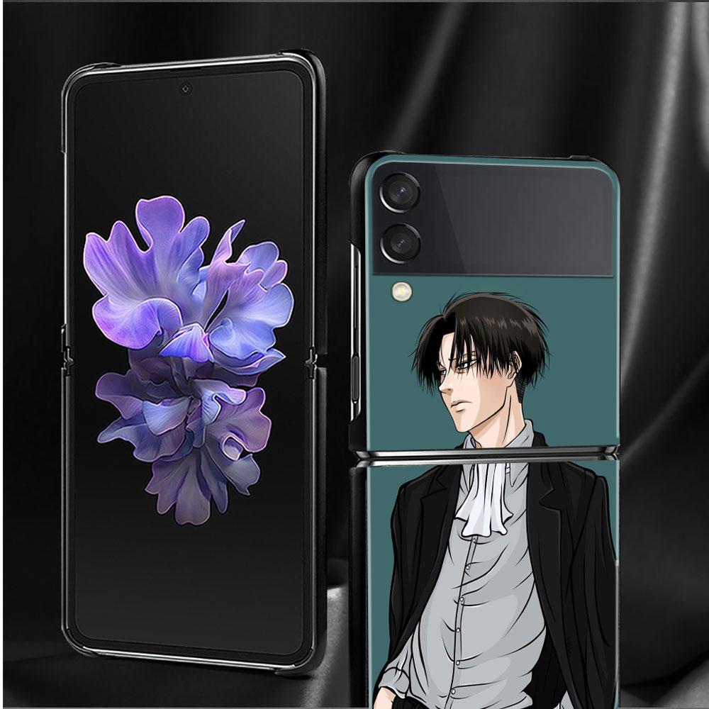 Hard Pc Shingeki No Kyojin Attack On Titan Phone Case For Samsung Flip Zflip Z Flip3 5g Zflip3 Fundas