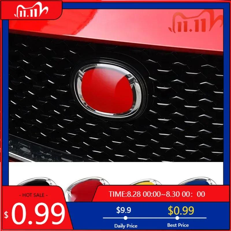 

2025 Hot 1pcs 104mm 140mm Car front/rear boot badge hood trunk Emblem logo Sticker Accessories for Mazda 3 5 6 7 8 CX-3 CX-5 CX- Rear 104mm glue красный