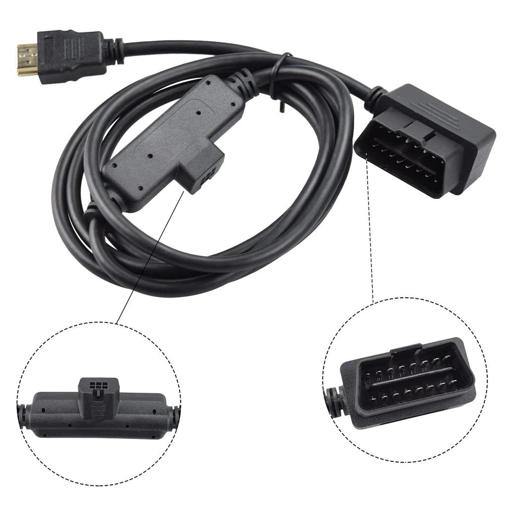 Comprehensive Vehicle Monitoring Maintenance Services with H00008000 Interface Cable OBDII to HDMI Display CS2 CTS2 CTS3