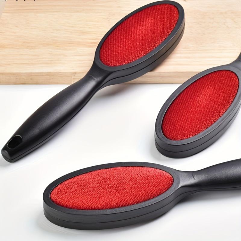 Electrostatic Hair Removal Brush - Double-Sided and Fleece Coat Brush - Sticky Hair Device for Easy and Effective Hair Removal