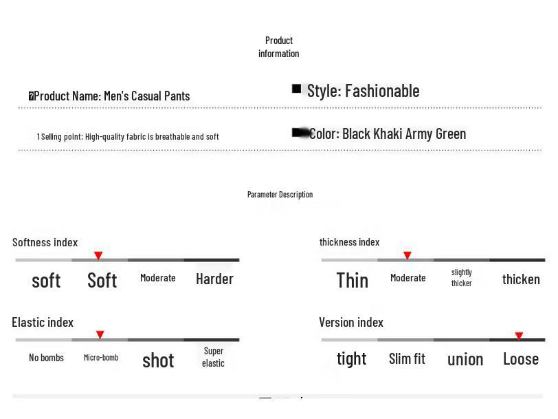 FIRS Men's Plush-Lined Cotton Wide-Leg Casual Pants