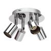 GU10 Lamp Holder 4 Head Ceiling Light Base Adjustable Lamp Holder for Bedroom Kitchen 85‑265V