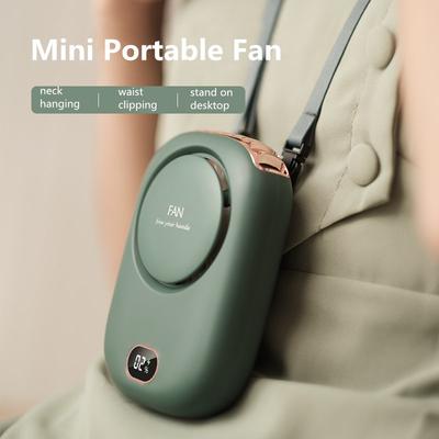 Novo Mini Ventilador Portátil Recarregável Ventilador Sem Lâminas Turbo Ultra Silencioso Ventilador de Mão para Estudantes, Esportes ao Ar Livre e Viagens