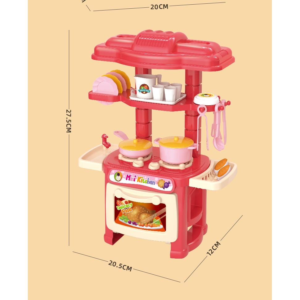 Kid's Play Kitchen Set Cooking Toy for Boys and Girls