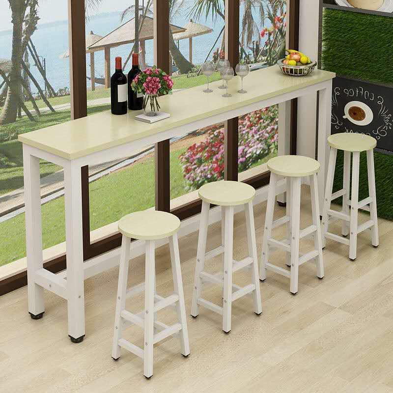 Modern Minimalist Wall Bar Table for Home and Balcony
