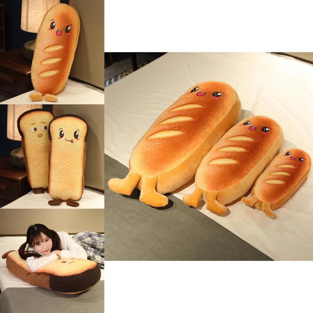 Comfortable Plush Toy For Sleeping Or As Sofa Cushion Simulation Bread Design