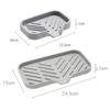 Silicone Faucet Mat Sink Tray Soap Dispenser Sponge Drain Pad Sink Splash Drying Mat Countertop Storage Tray Kitchen Accessorie