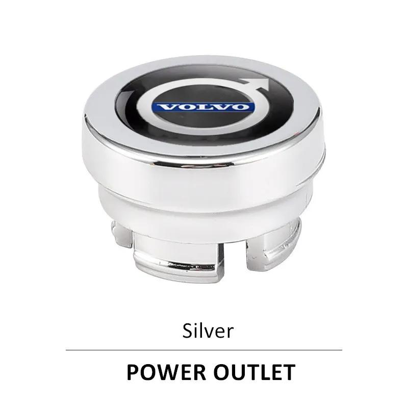 Tapa de Polvo para Encendedor de Cigarrillos de Coche, Tapa Protectora para Enchufe de Botón Para Volvo Xc60 Xc90 V40 V60 S60 V50 V90 S80 C40 XC40 V70 XC70