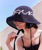 Bajal Va Digital Logo Punching Bonnet Hat Black