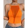 Women S Sexy Mesh Hollow Thin Strap Cross Soft Breathable Crop Tank Bra