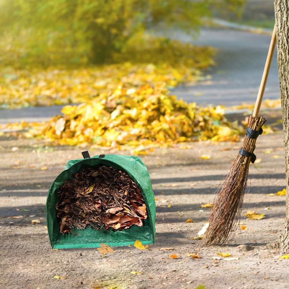 Large Capacity Garden Bag Deciduous Bag Reusable Leaf Sack Trash Can Garden Garbage Waste Collection Container Storage Bag