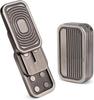 Anti-stress Triple Slider Metal Mirror for Adults and Children Relieves Stress and Anxiety Silver Gray