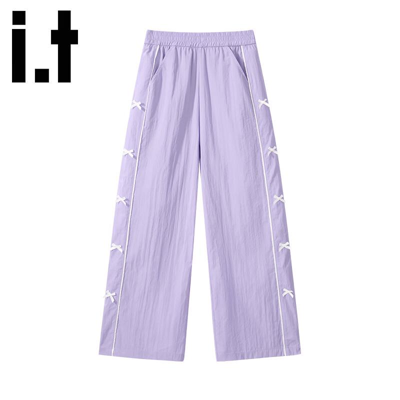 Girls  Summer Wide-Leg Pants 150 фиолетовый
