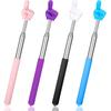 4 PCS Retractable Teacher Pointer Sticks, Extendable Hand Pointer Finger Pointers Stick Mini Retractable Classroom Pointers Hand PointerStick,