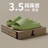 2025Men's Slippers EVA Soft Thick Soled Summer Fashion Comfortable Slippers & Women's Yeezys Slides Beach Sandals