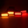 12 LED Strobe Warning Light Strobe Grille Flashing Lightbar Car Truck Beacon Lamp Amber Yellow Traffic Lights Car Accessories