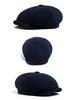 Men's Wool Felt Newsboy Cap: Herringbone Octagonal Beret for Fall/Winter