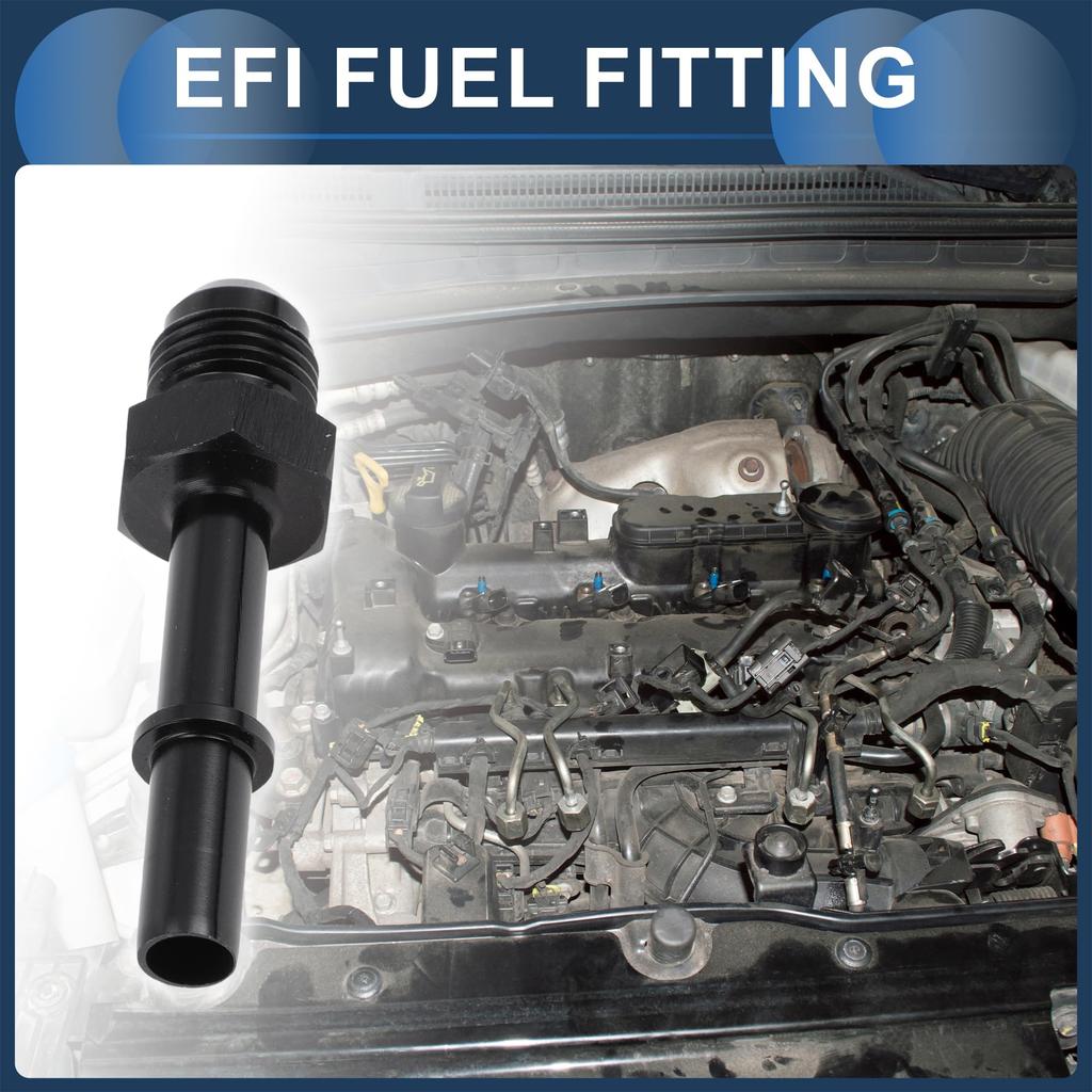 INFINAUTO Fuel Line Connector 6AN Female To Male 5/16Npt Automotive Quick Disconnect EFI Fitting