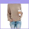 Street Style Womens High Neck Sweater With Knitted Cowl Neck For Fall Winter Casual Wear
