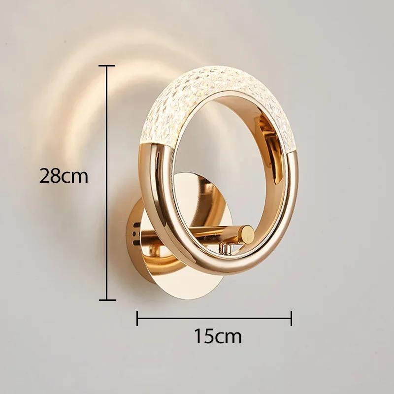 Luxury Bedroom Bedside Wall Lamps for Room Modern Kitchen Dining Table Sconce Led Lights Background Illumination Home-appliance