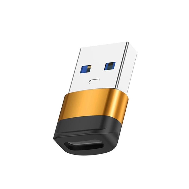 Type C Female to USB3.0 Male Adapter USB A to C Adapter Supports 10Gbps Data Speed Quick Charging for Phones Tablets