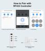 Tuya WiFi Smart Blind Curtain Switch RF433Mhz Smart Life APP Voice Control With Google Home Alexa For Electric Roller Shutter