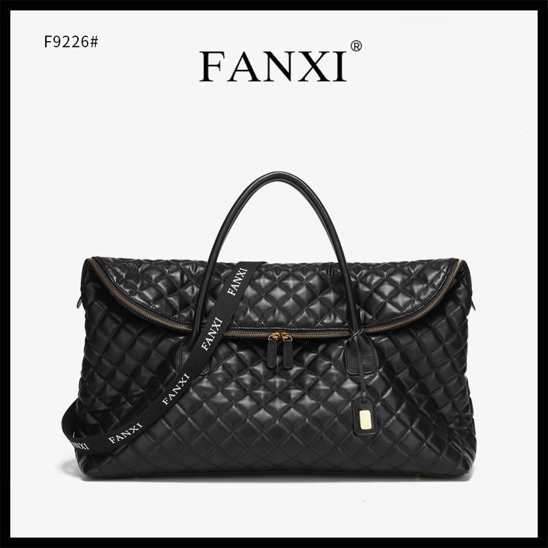 

Fanxi 2025 Новая Мода Легкая Роскошь Сумка На Одно Плечо Портативная На Плечо Большая Вместимость Ромбовидная Дорожная Сумка 9226 Черный Black