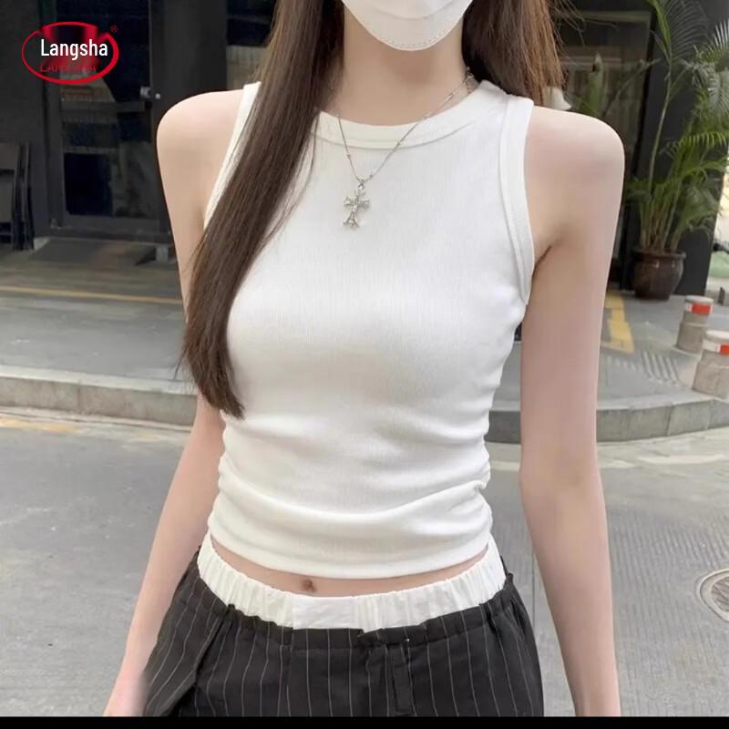 Langsheng Women s Slim Knit Camisole XL