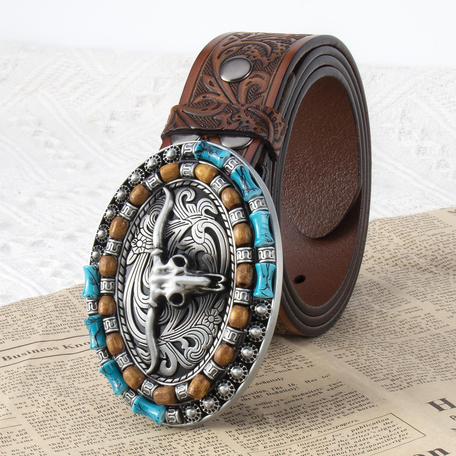 

Мужской ремень, персонализированный ремень с пряжкой в виде головы орла, мужской ремень с тиснением в стиле ретро 120cm темно-коричневого