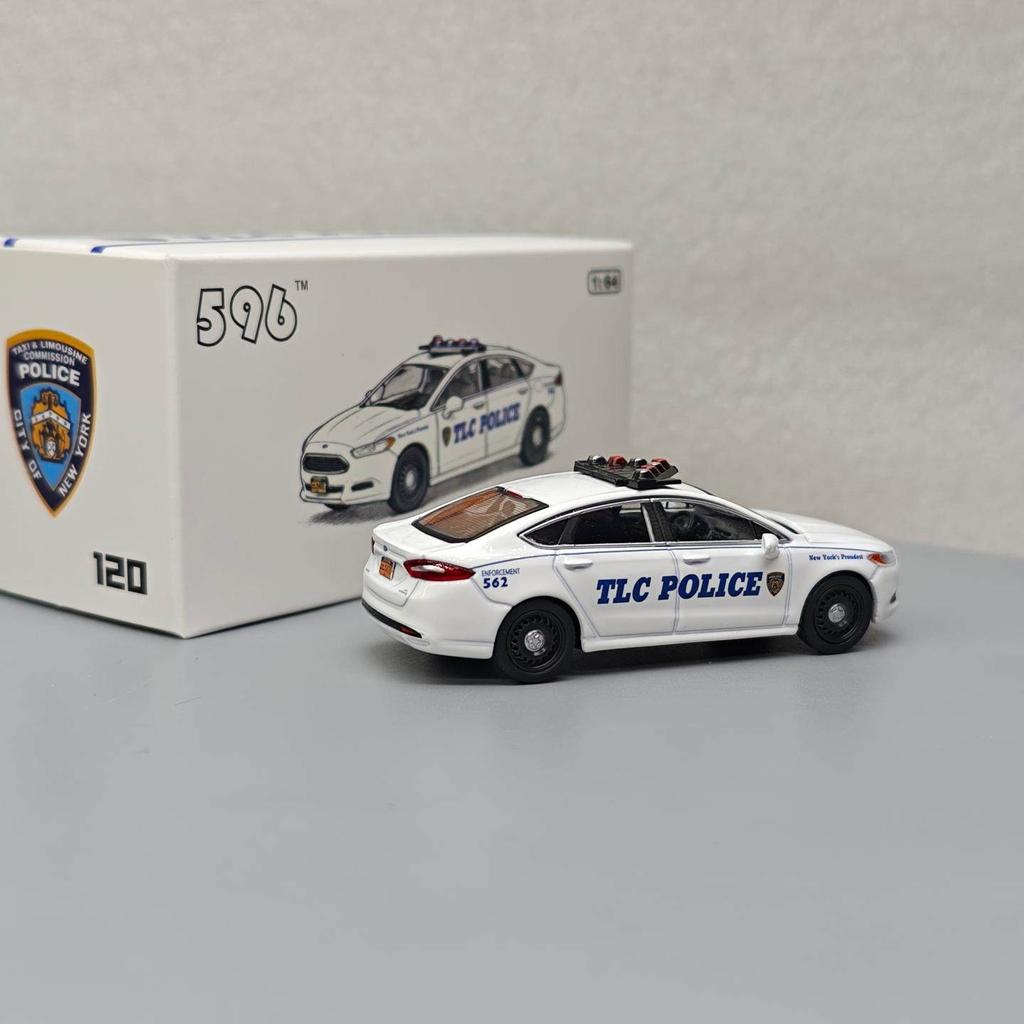 596 1:64 Mondeo TLC Police Simulation Alloy Mini Car Model Hobby of Collecting Toys and Gifts Decoration