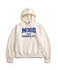 Balloon Over Logo Embroidered Hoodie - Cream