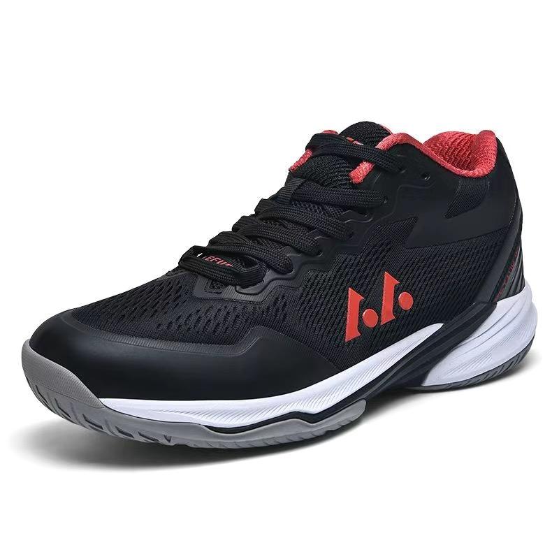 

LEFUS New Style Mens Badminton Shoes Women Summer Breathable Mesh Sports Sneaker Size 36-46 Indoor Training Tennis Shoes 46 чорний