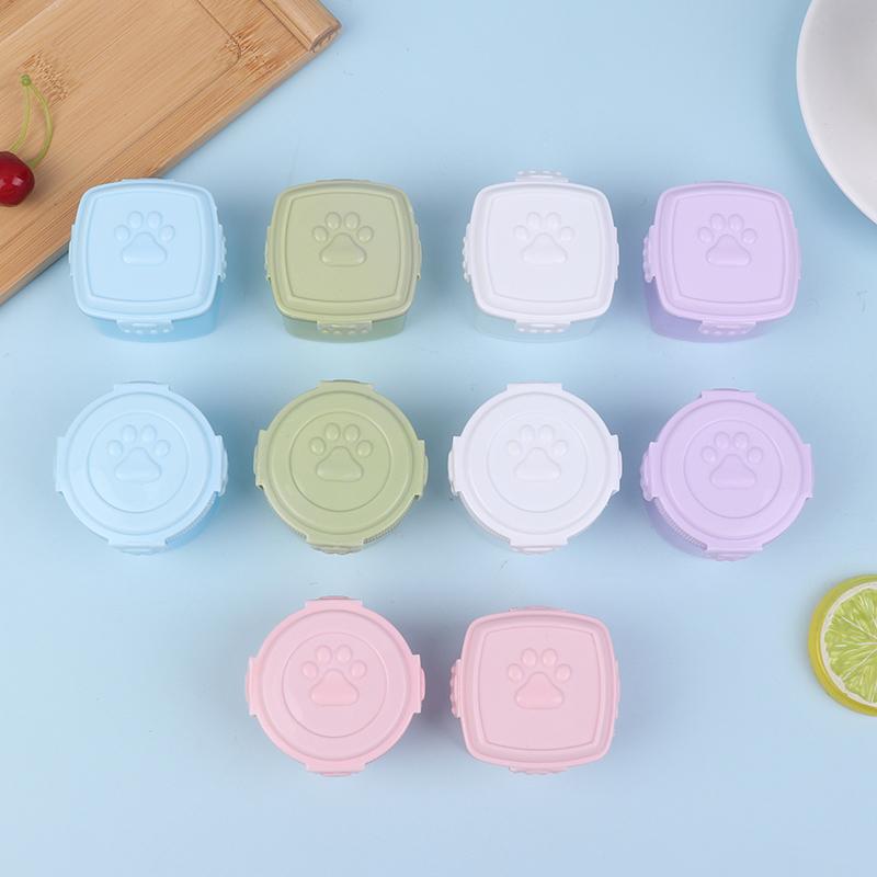 1ks mini kulaté čtvercové lahve kečup koření omáčka lahvička medovo-hořčičný salátový dresink kuchyňská nádoba na bento omáčku