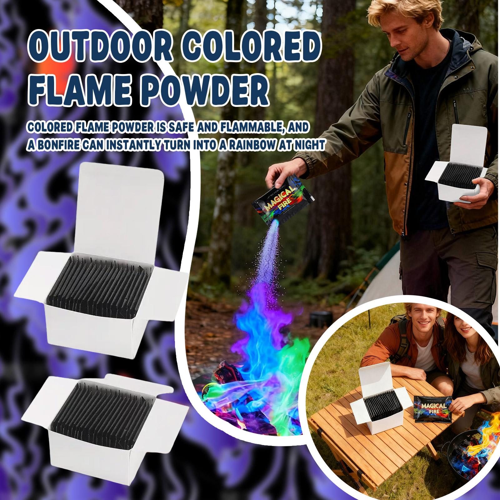 Fire Color Changing Packets Fire (20 Pack), Fire Color Packets For Camping , Bonfire & Fireplaces, Accessories