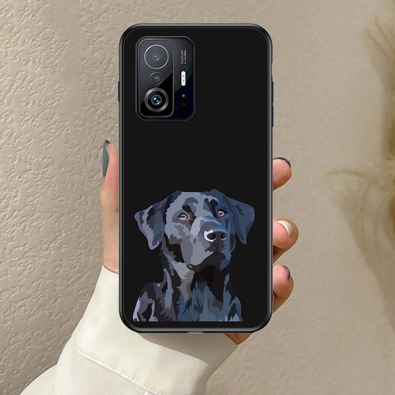 

Black Labrador Dog Funda For POCO F5 F3 M5s C40 F4 GT X3 X4 X5 Pro Case For Xiaomi 12 13 Lite 11T 12T Pro 12X Xiaomi 13 Pro