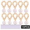 Wooden Rosary Bulk Catholic Prayer Rosary Beads with Crosses Pendants Mesh Bag Baptism First Communion Baby Shower A0KF