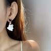 European & American Halloween Drip Oil Ghost Earrings - Cute, Quirky, Sweet Women's Ear Jewelry