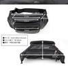 Marib select Genuine Leather Waist Bag for Sheepskin Frees c535 Bag/Body Men, Black, Leather, Hands,