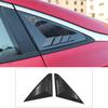Rear Side Window Louvers Scoop Louvers Cover Blinds for MG 5 MG5 2021 Car Accessories