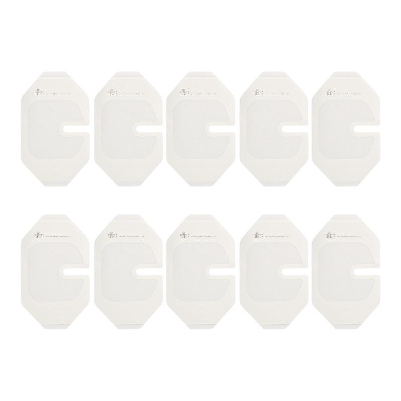 

10Pcs Invisible Waterproof Wound Dressings Pad Hypoallergenics Adhesive For Catheter Secure Comfortable 1 білий
