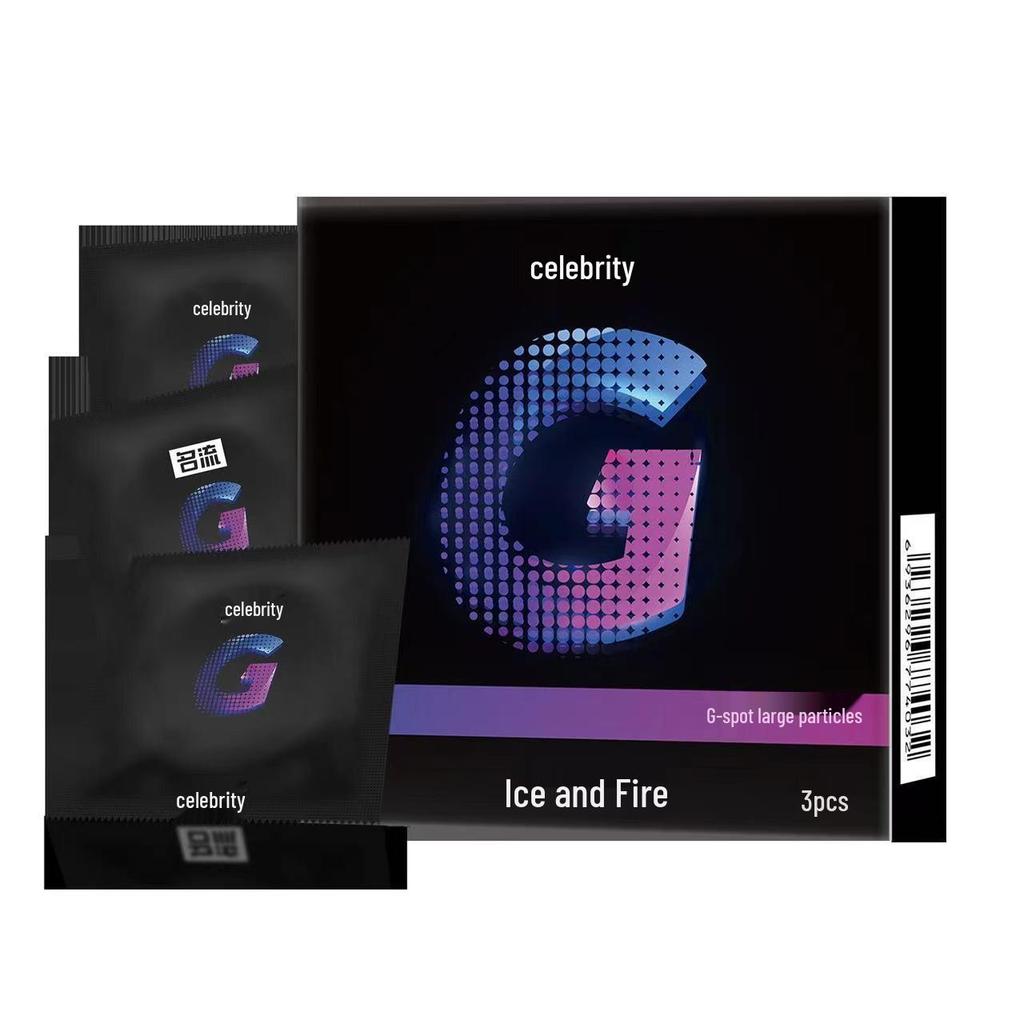 Celebrity Ultra-Dünne Kondome: Eis & Feuer, Super Straff, Lang Anhaltend, mit Hyaluronsäure