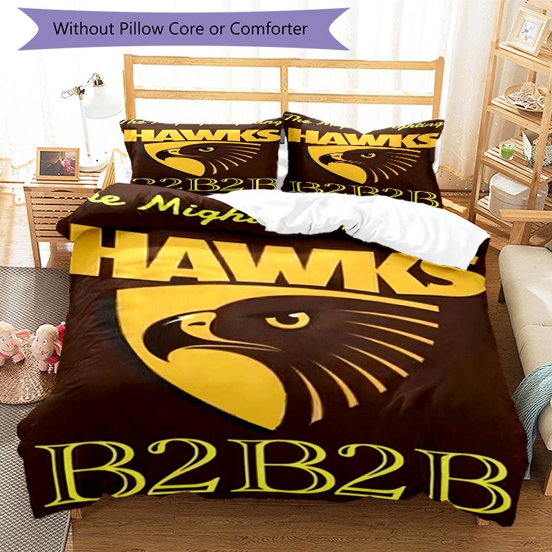 3 Stück Fußballmannschaft (21) Design-Bettwäsche-Set - HD-bedruckte Bettwäsche mit 1 Bettbezug und 2 Kissenbezügen - Perfekt für die Dekoration zu Hause und im Studentenwohnheim