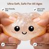 Glitter Dumpling,Squishy Dumplings Glitter for Adults, Stress Relief Fidget, Soft Squeeze Decompression Dough.