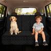 Car Seat Protector for Dogs, Double Zipper Waterproof Adjustable Strap Back Seat Pet Cover for Dogs for RV Sedan Truck Vehicle