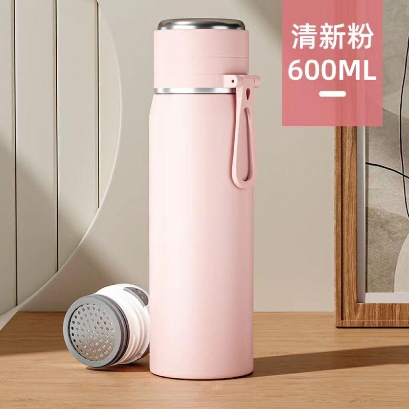 Large-Capacity Thermos Cup for Women, High Aesthetic Value, 2025 New Model, Portable Tea Brewing Cup for Male Students, 316 Stainless Steel Water Cup