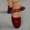 Flat Mary Jane Shoes 22 New Retro Gentle Style Round Toe Slipper Buckle Strap Soft Sole Shoes