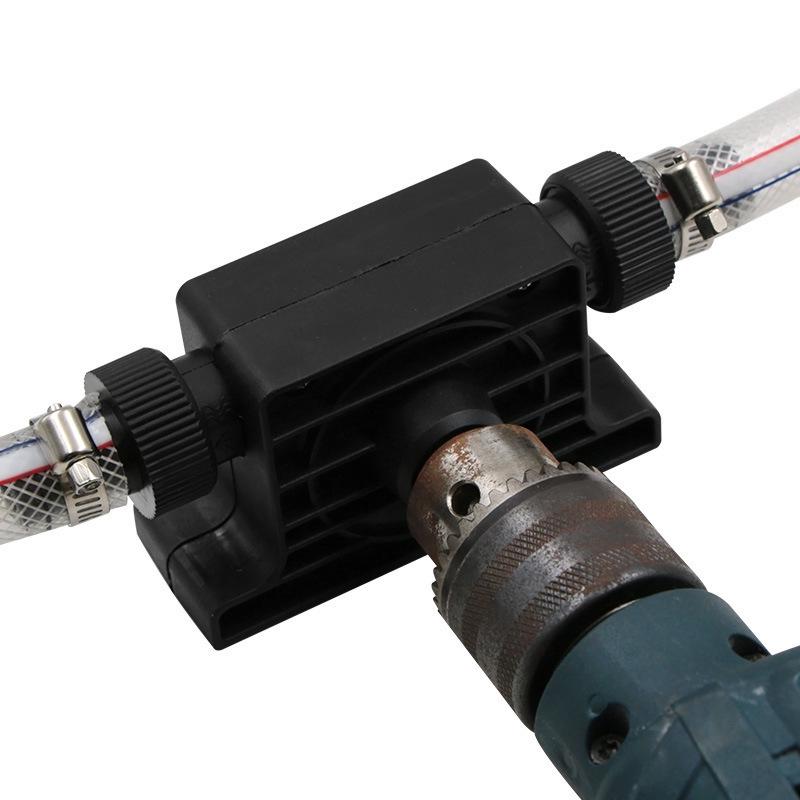 Mini Electric Drill-Driven Water Pump with High Flow & Dual Connectors