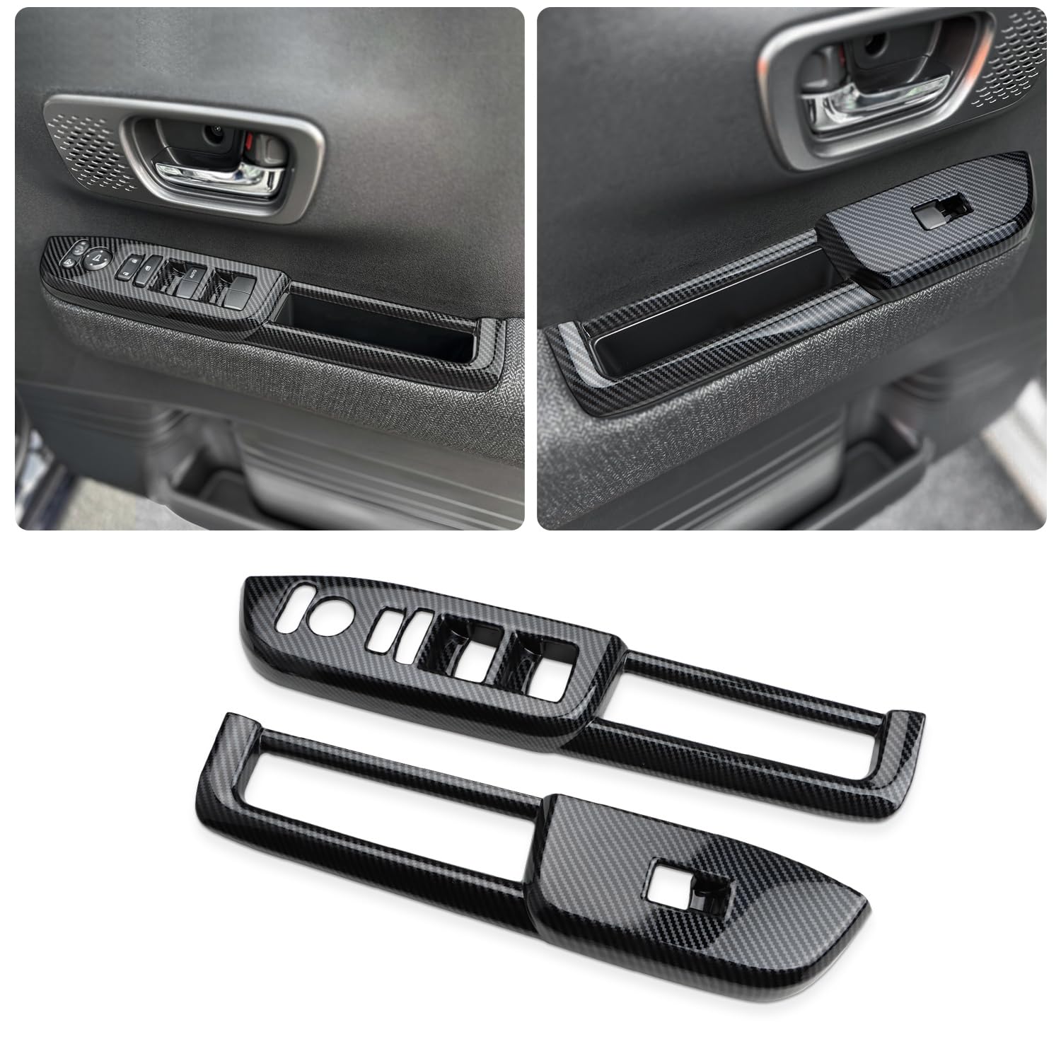 

MARCHFA Honda JF5 JF6 NBOX CUSTOM эксклюзивная накладка на панель переключателей, накладка, защита окна, накладка на дверь, кастомные детали интерьера, аксессуары, стиль карбон, N-BOX